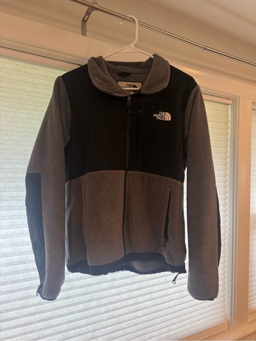 The North Face Two-Tone Gray Custom Denali Fleece Jacket